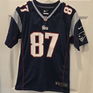 Nike Patriots Jersey - Navy, Gray, and Red
